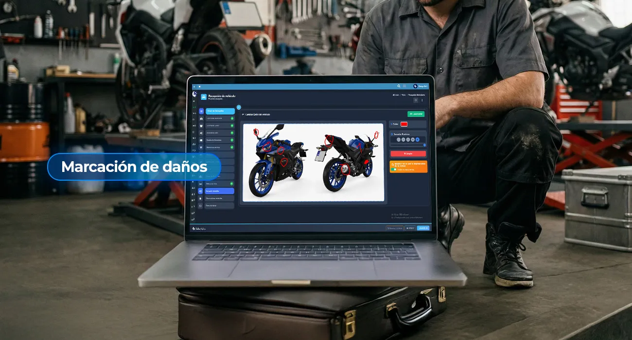 Sistema de Marcación de Daños Taller de Motos